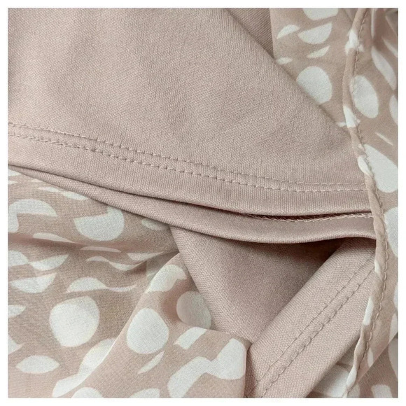 EVAN PICONE Blush Polka Dot Halter Dress Size 16 - Picture 8 of 9